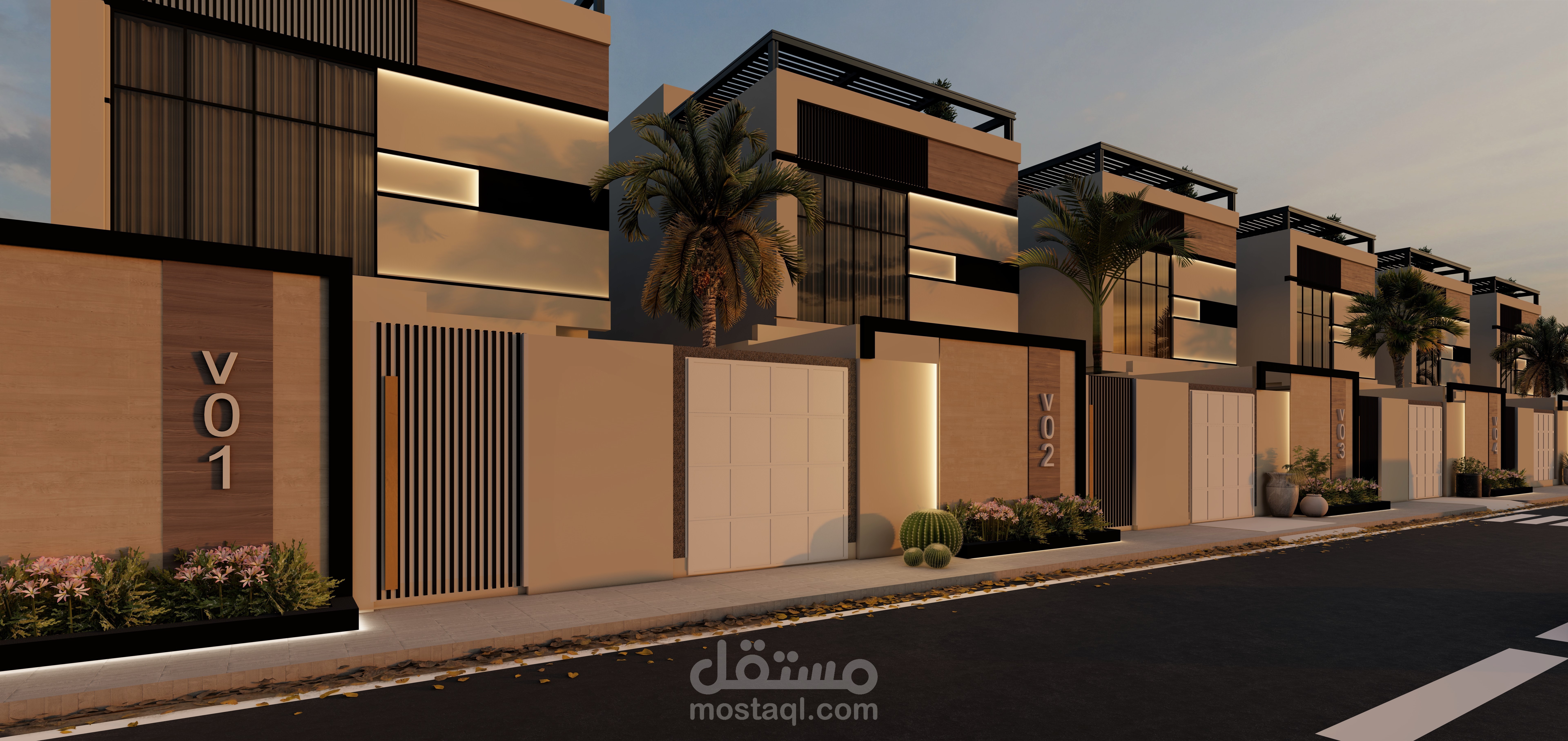 تصميم فلل سكنية | مستقل