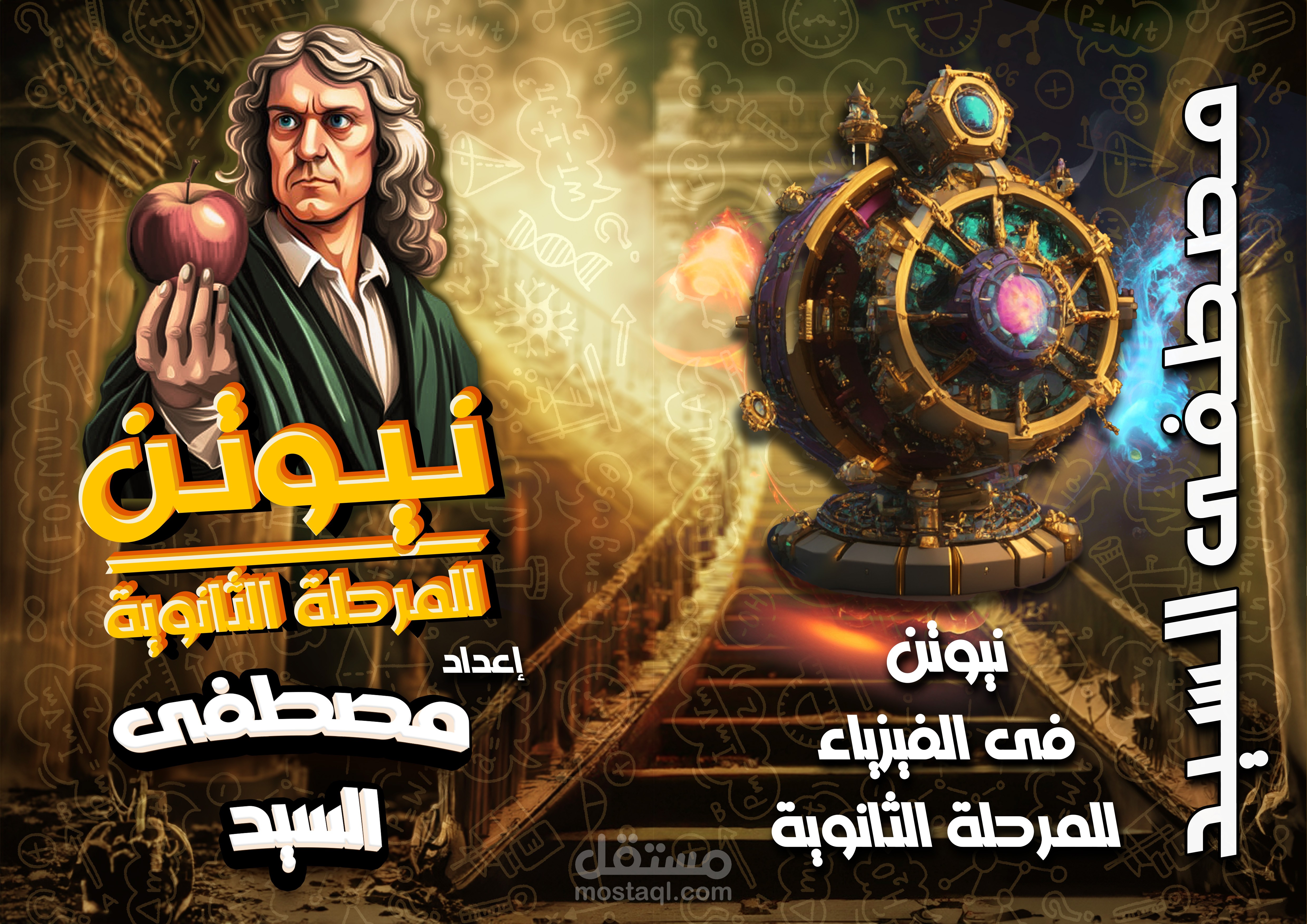 تصميم غلاف كتاب لمادة الفيزياء