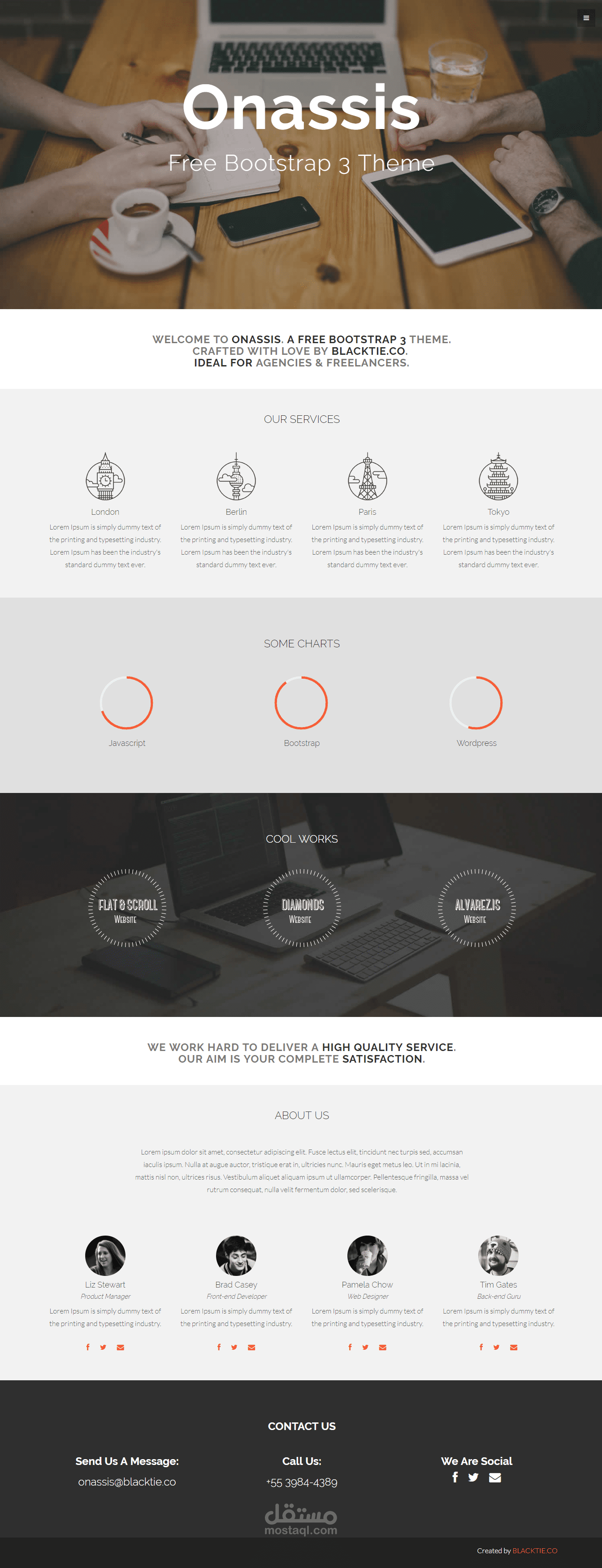 موقع بسيط باستخدام html css