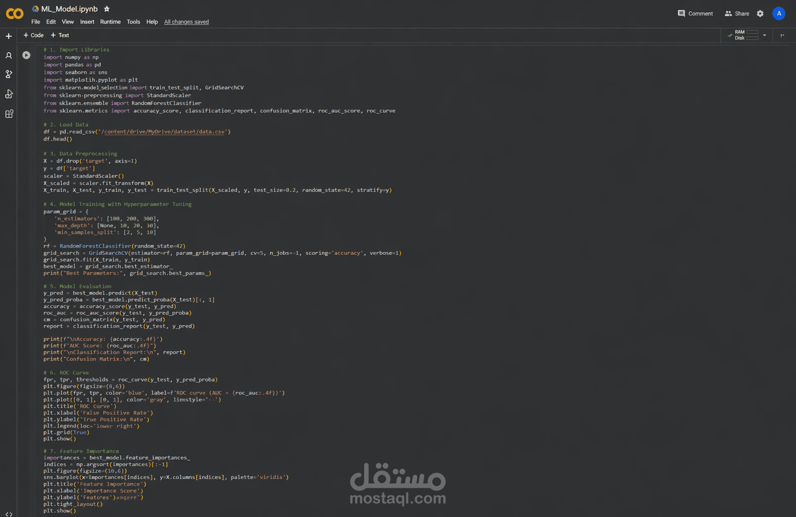 تطوير نماذج Machine Learning  بدقة عالية باستخدام Python