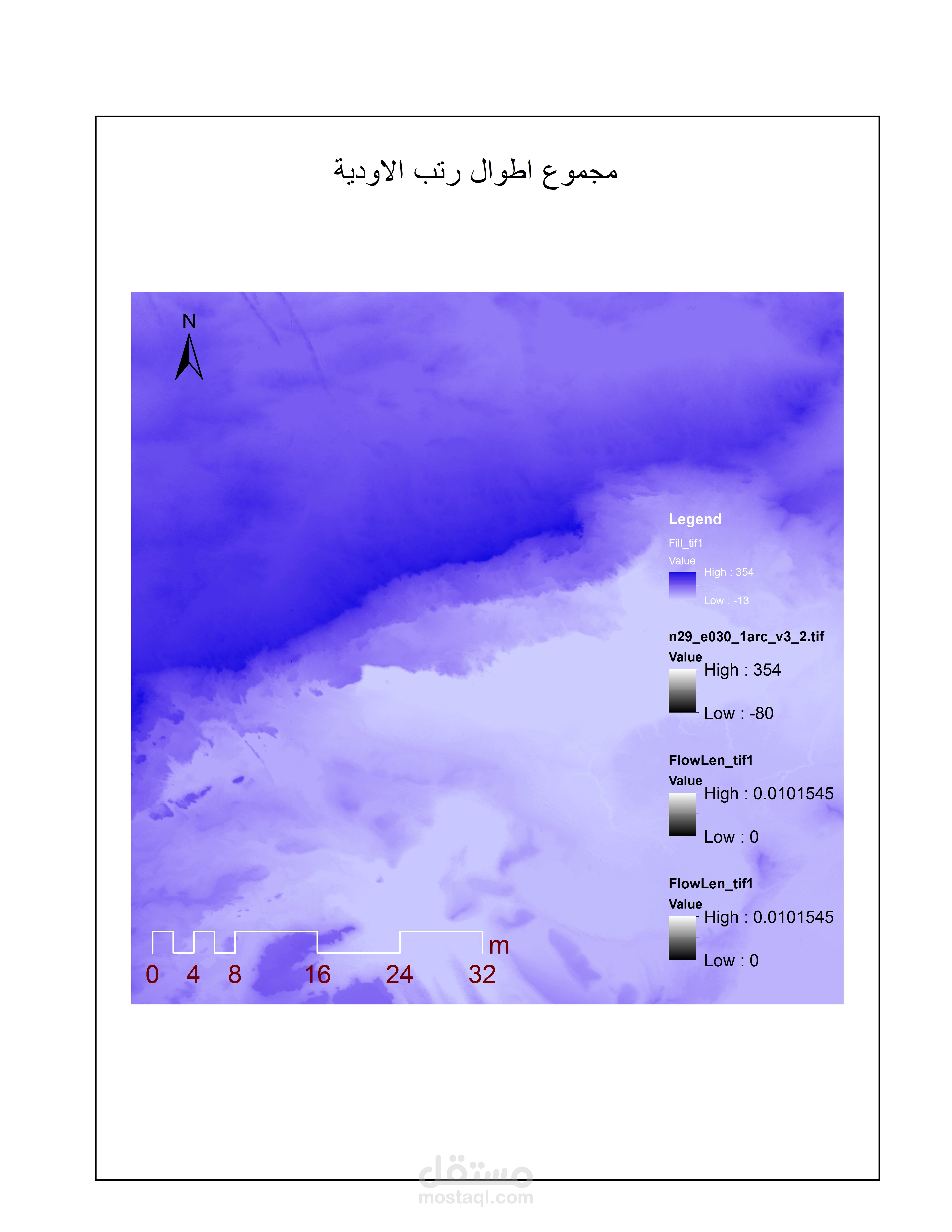 رتب الاودية