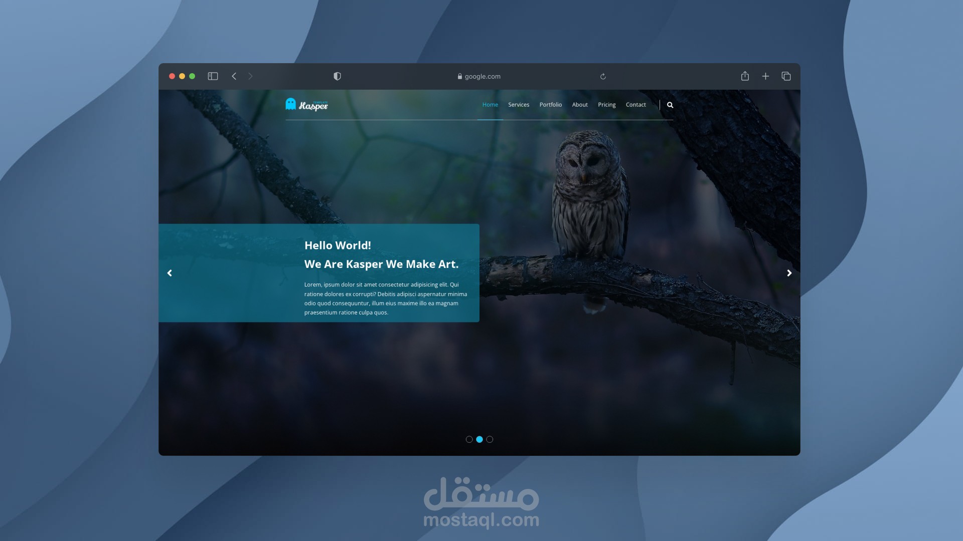 تحويل تصميم واجهة (UI) إلى صفحة ويب تفاعلية متجاوبة