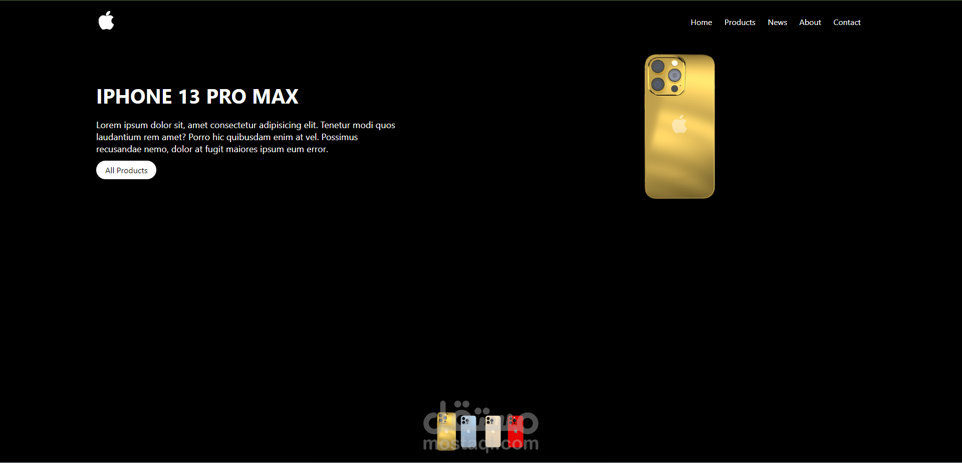 موقع HTML CSS JS للهواتف