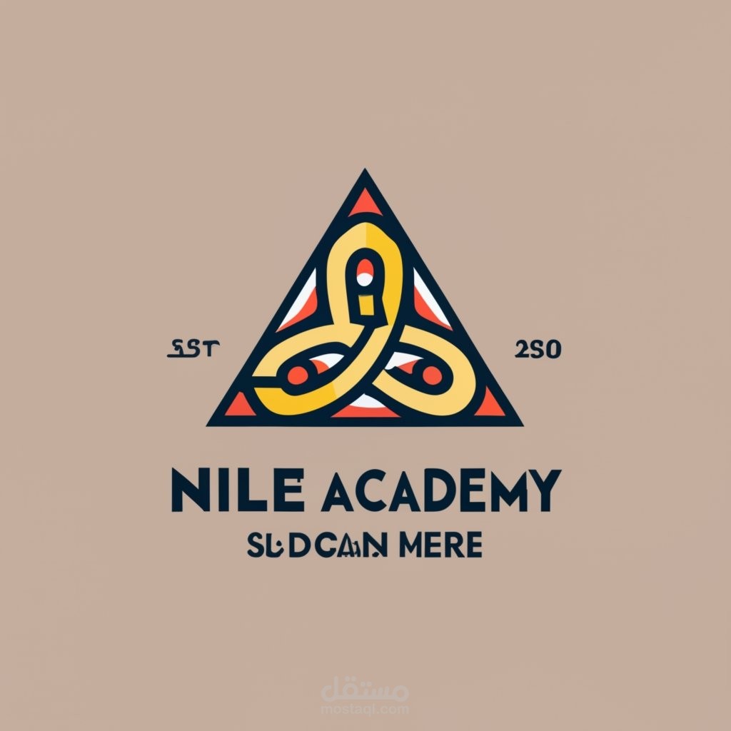 A vector style logo of Nile Academy