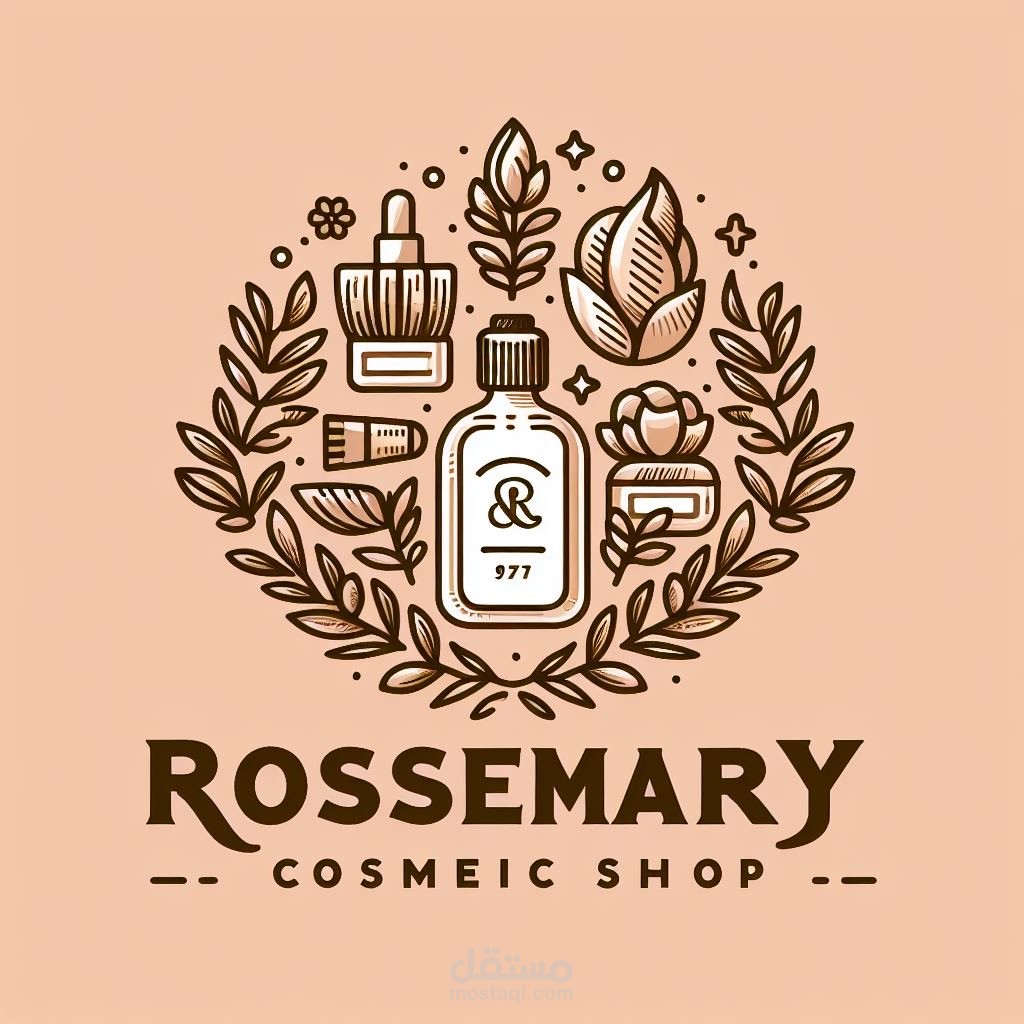 شعار لمحل مستحضرات تجميلية