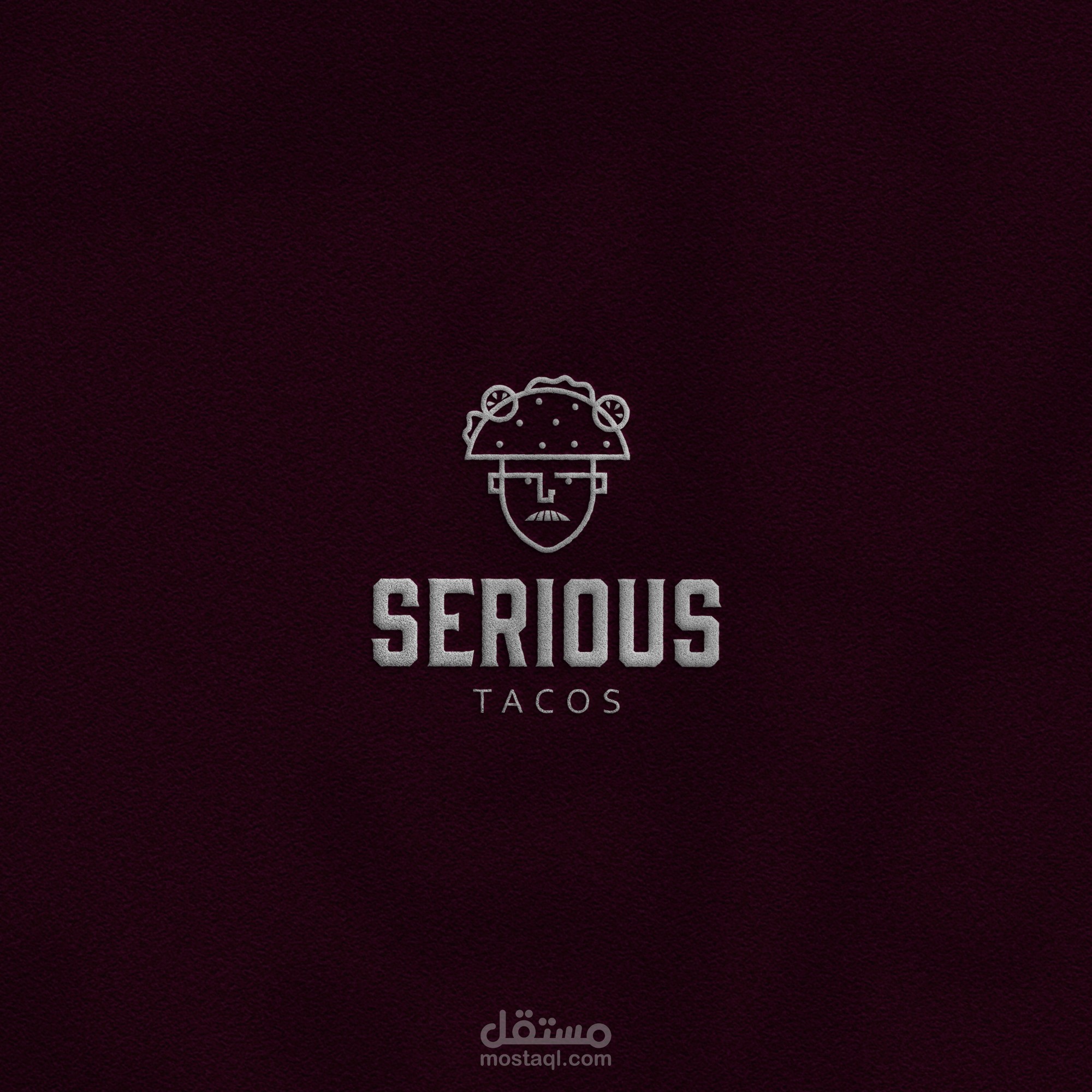 SERIOUS TACOS LOGO | علامة تجارية مختصة في الوجبات السريعة