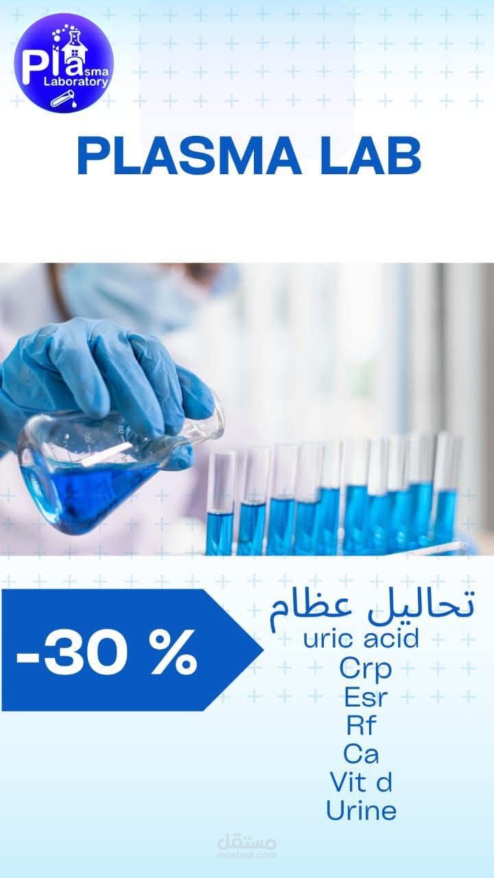 التسويق لمعمل تحاليل طبية