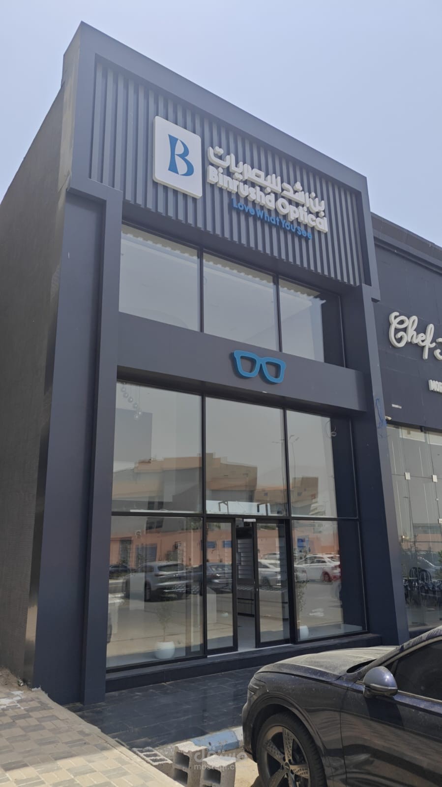 انشاء معرض بصريات | Optical retail shop construction