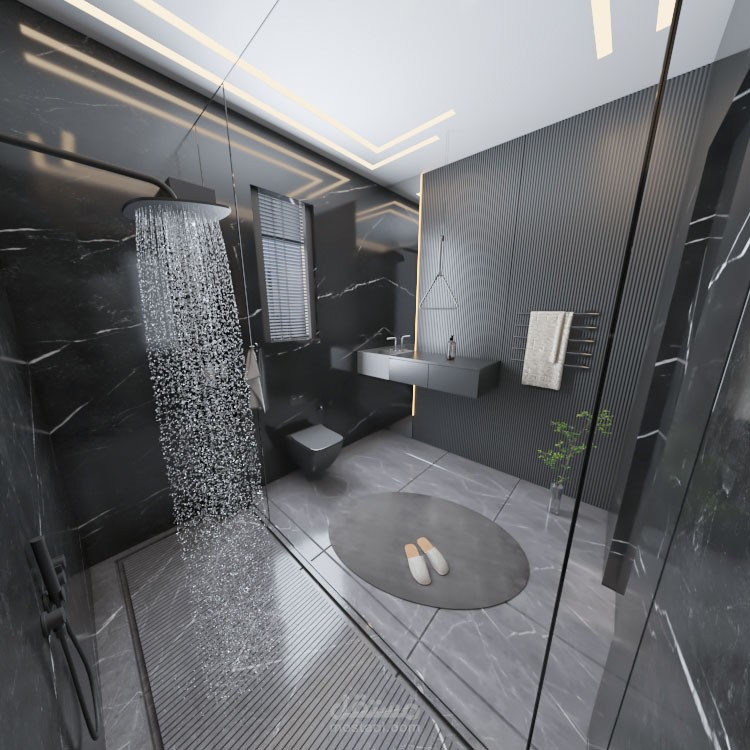 تصاميم حمام 3dmax