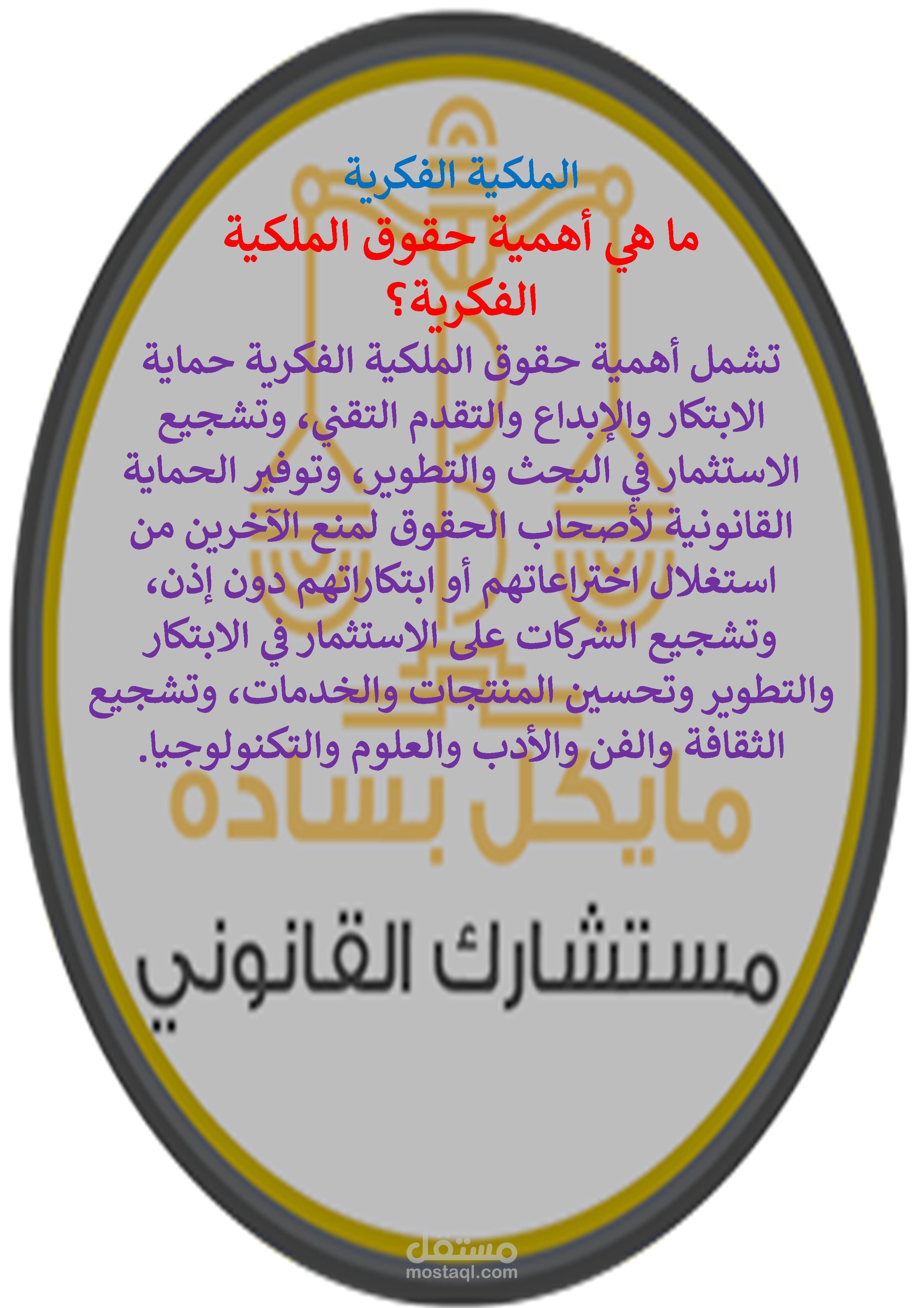 ما هي أهمية حقوق الملكية  الفكرية؟