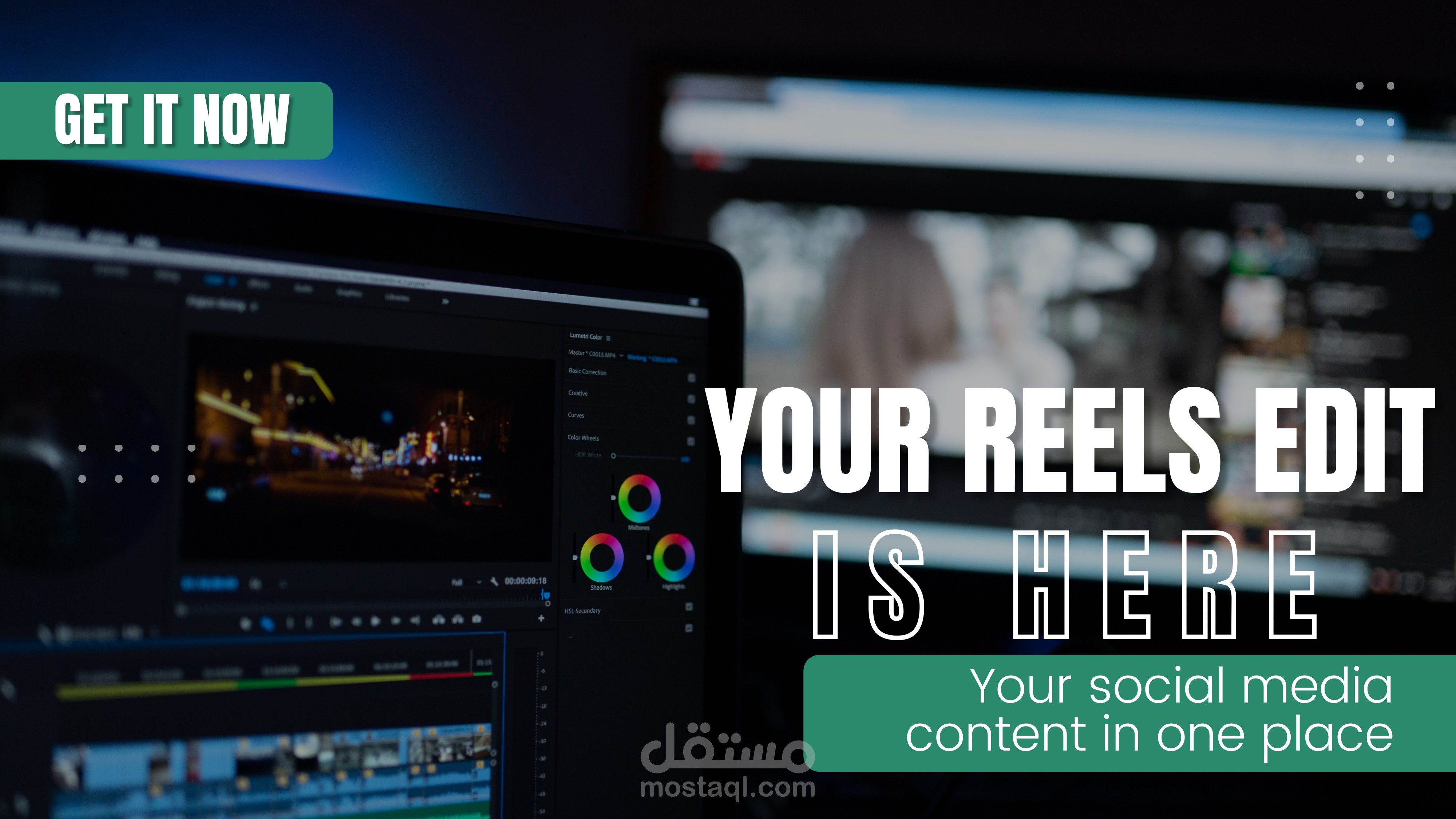 تصميم الفيديوهات القصيره بأحترافيه (TikTok, Reels, Shorts)