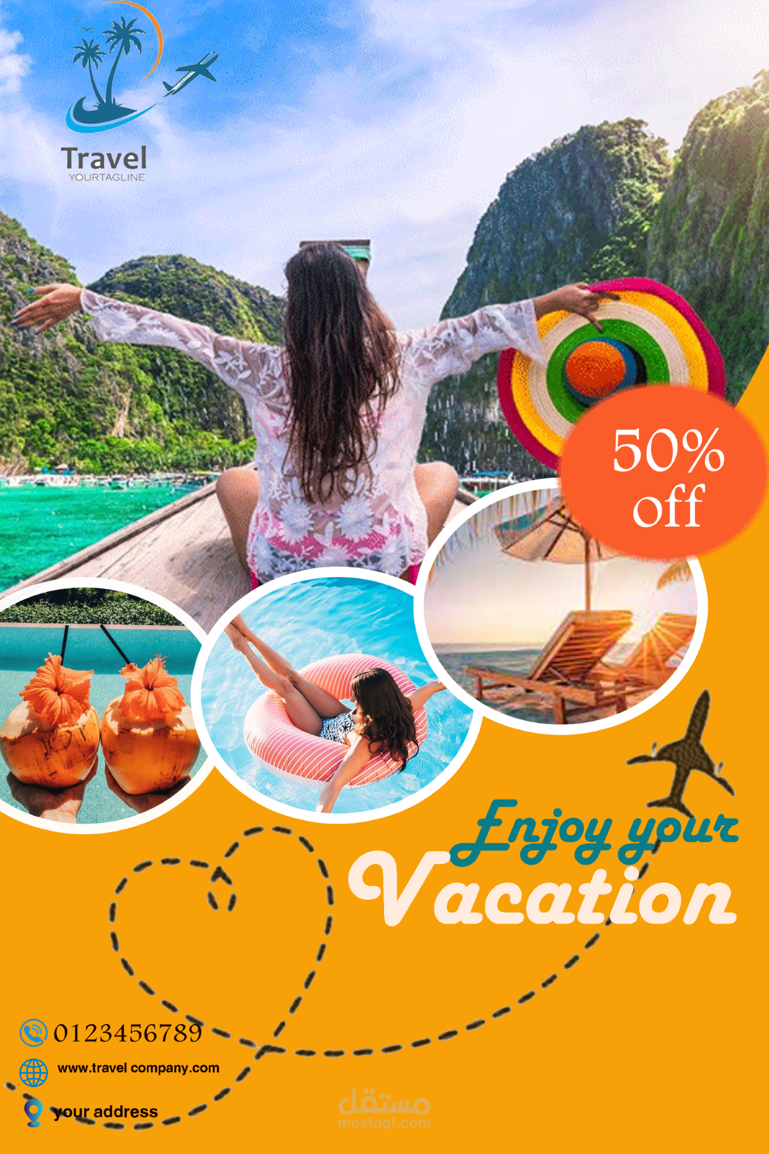 flyer of tourism company