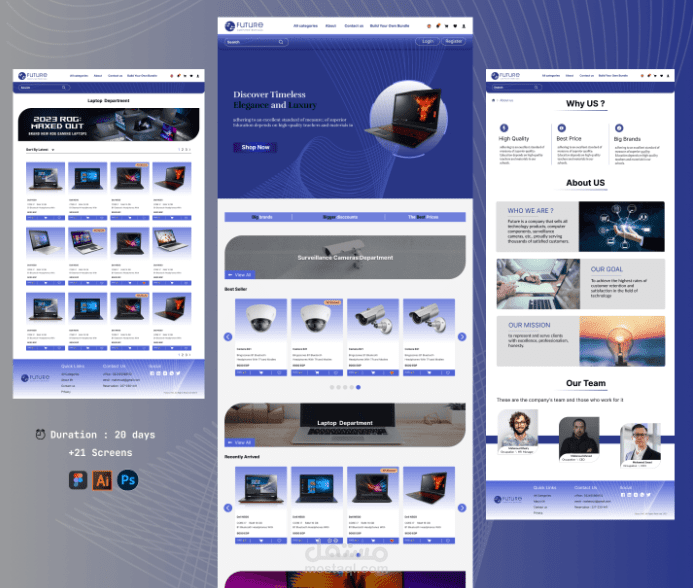 متجر كومبيوتر والكترونيات - Future for computer services