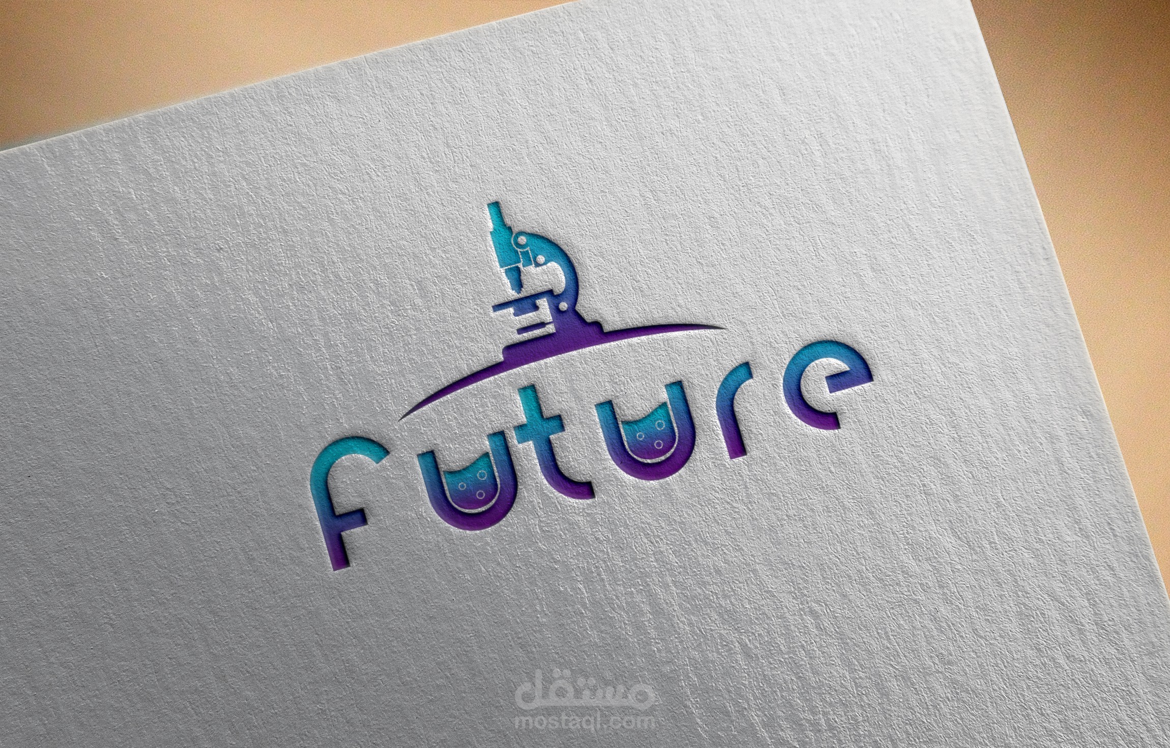 تصميم شعار مختبر فيوتشر الطبي