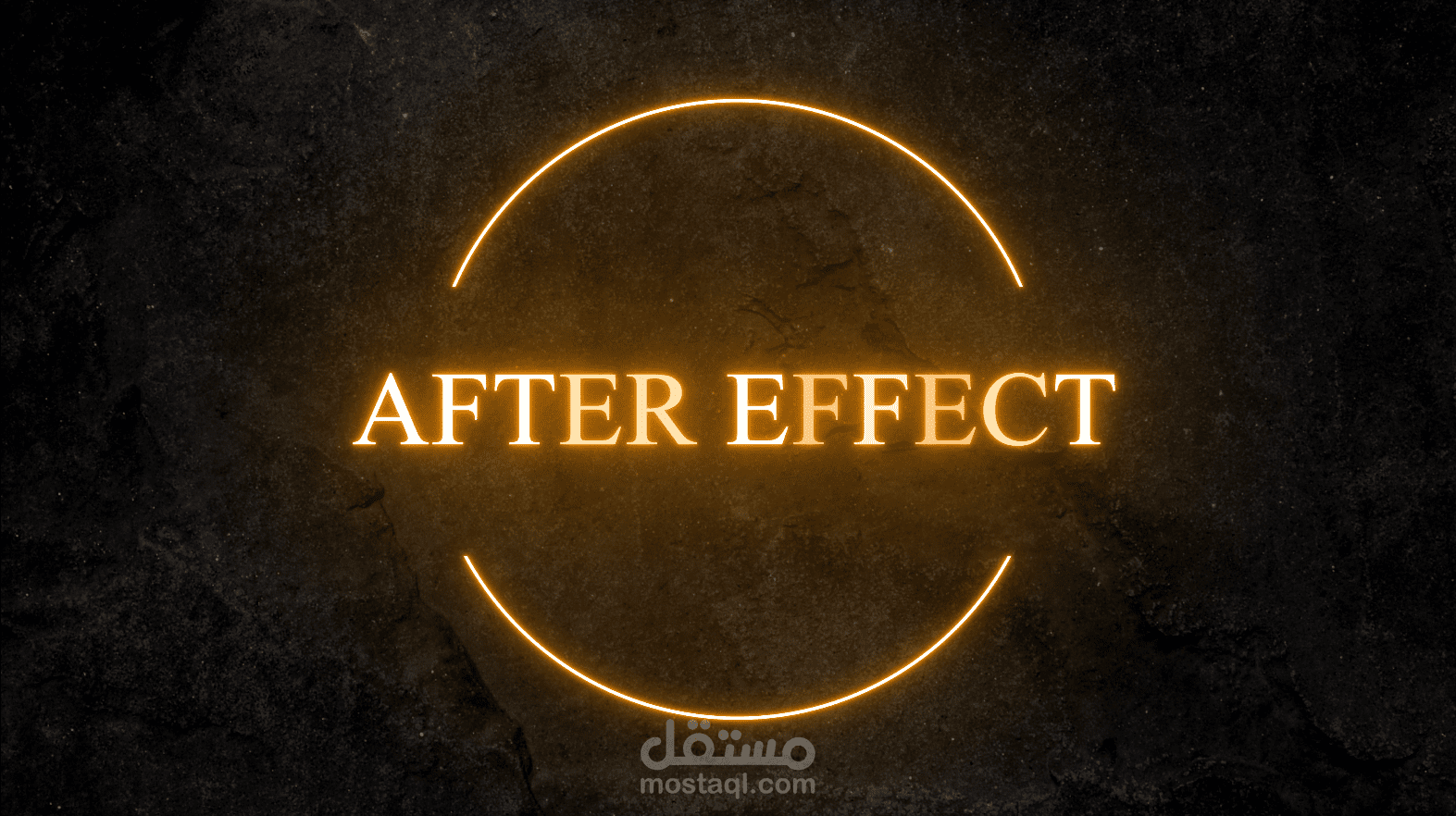 AFTER EFFECT Text Animation with Light Effects | Motion Graphic Design
