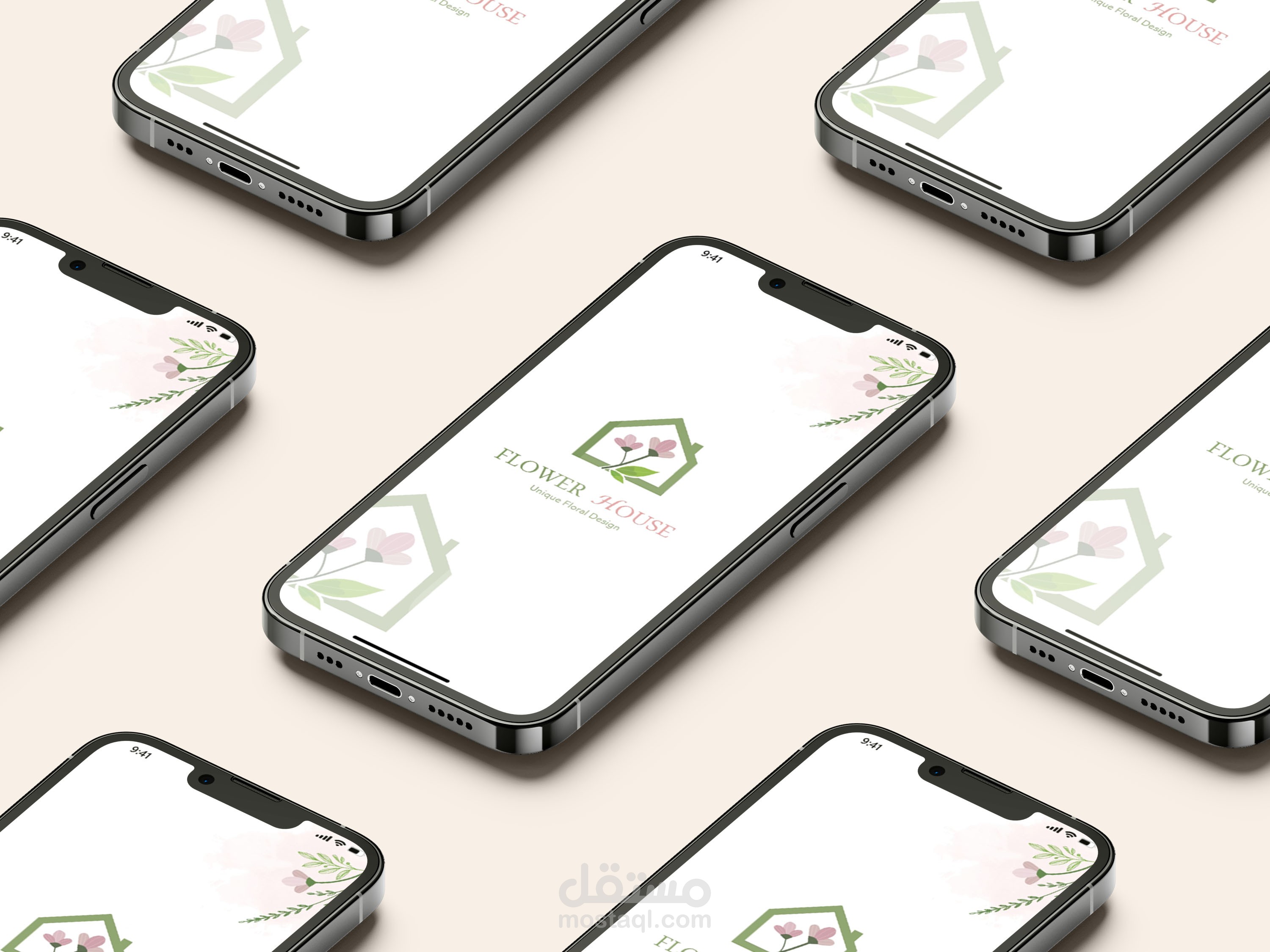 تصميم UX UI لمتجر بيع الزهور والهدايا