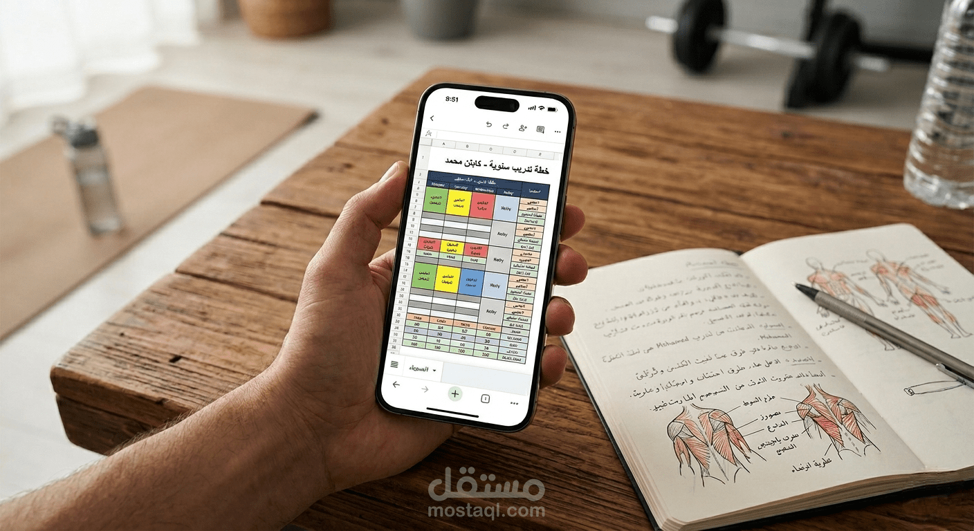 تصميم برنامج تدريبي وتأهيلي متكامل (حسب الحالة البدنية).