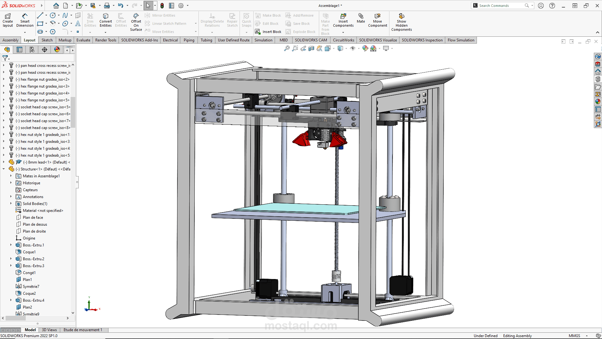 Project Title : 3D Printer ( Design and manufacture )
