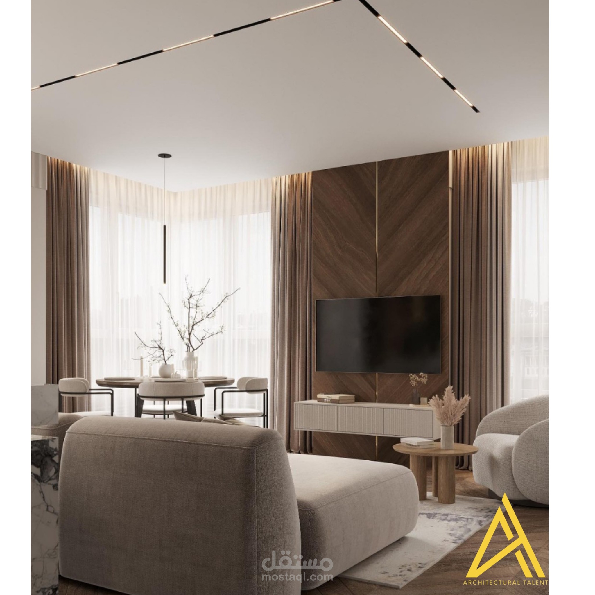 Modern TV wall