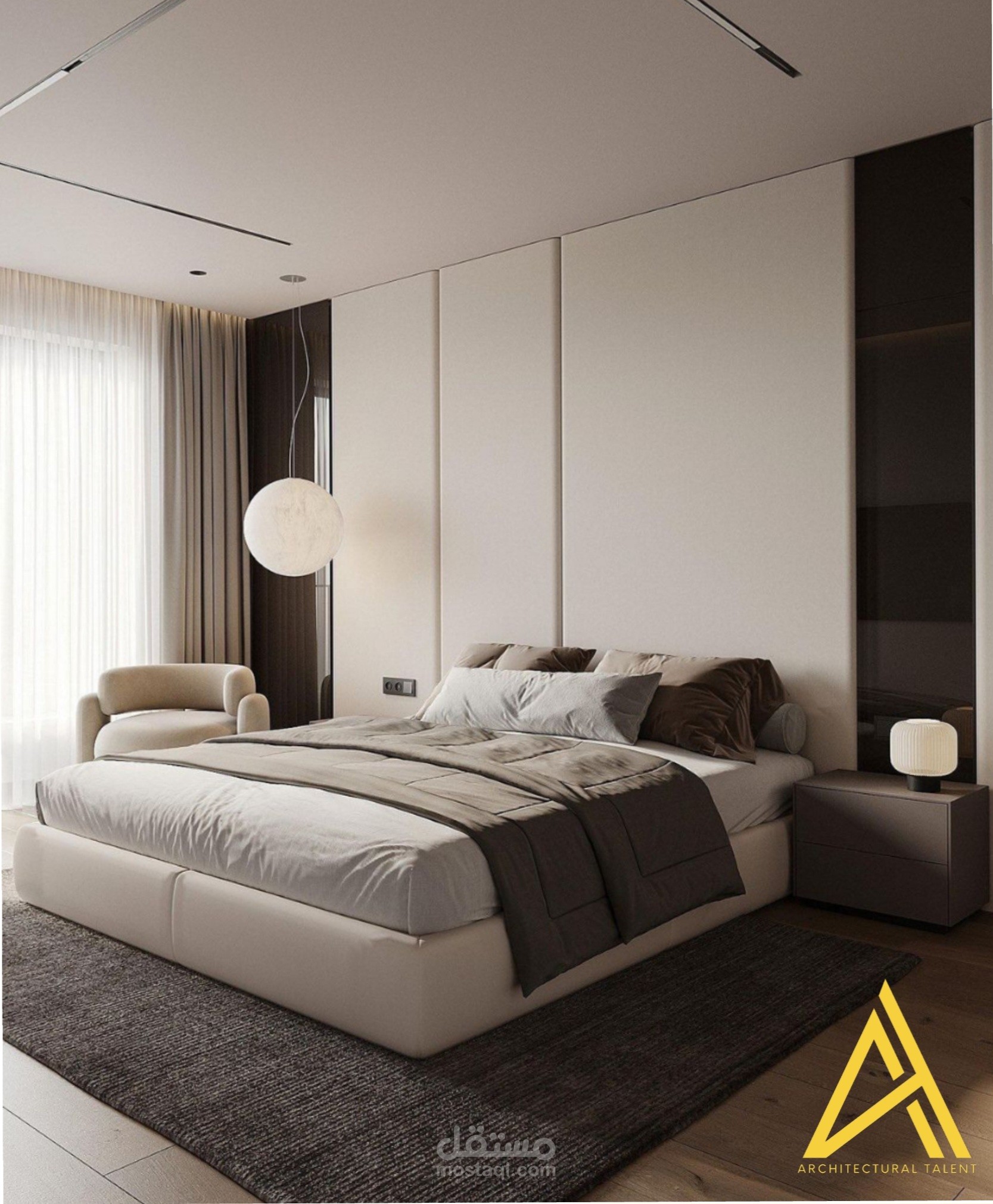 Modern Master Bed Room