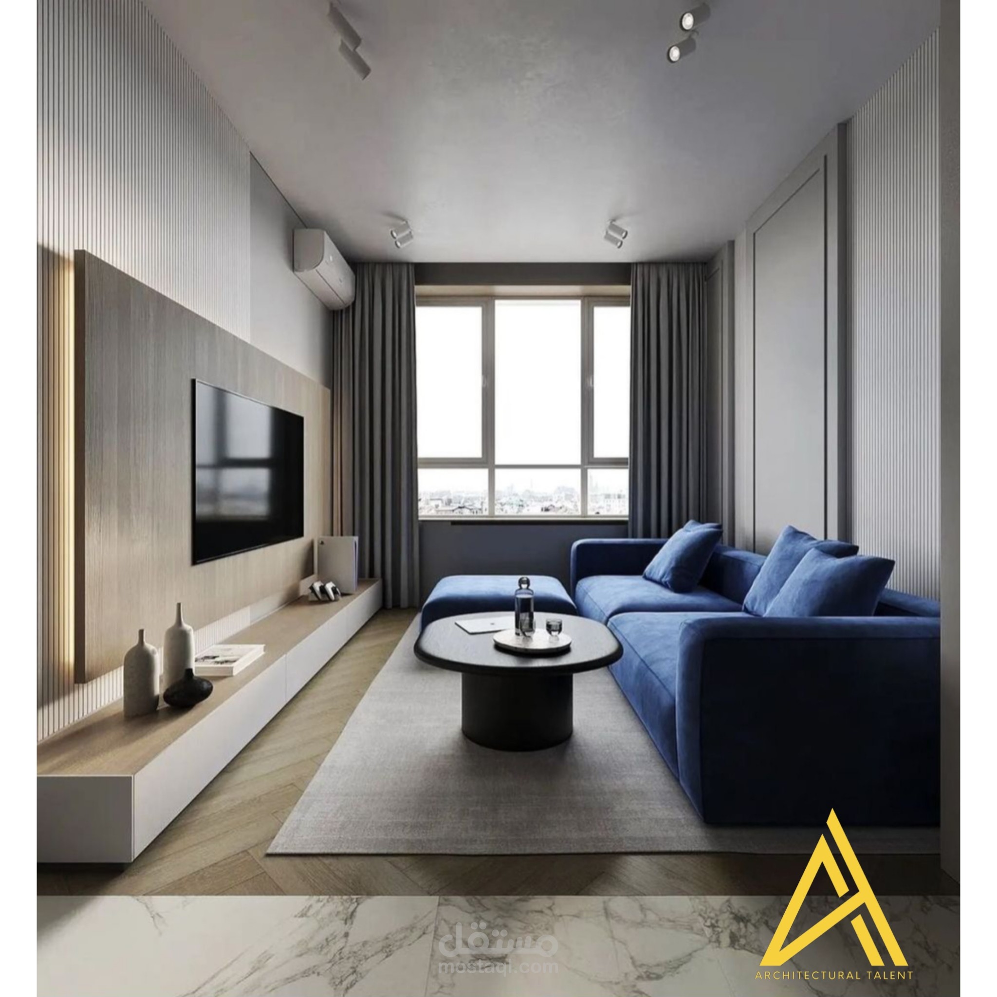 Modern Living room +Dining room