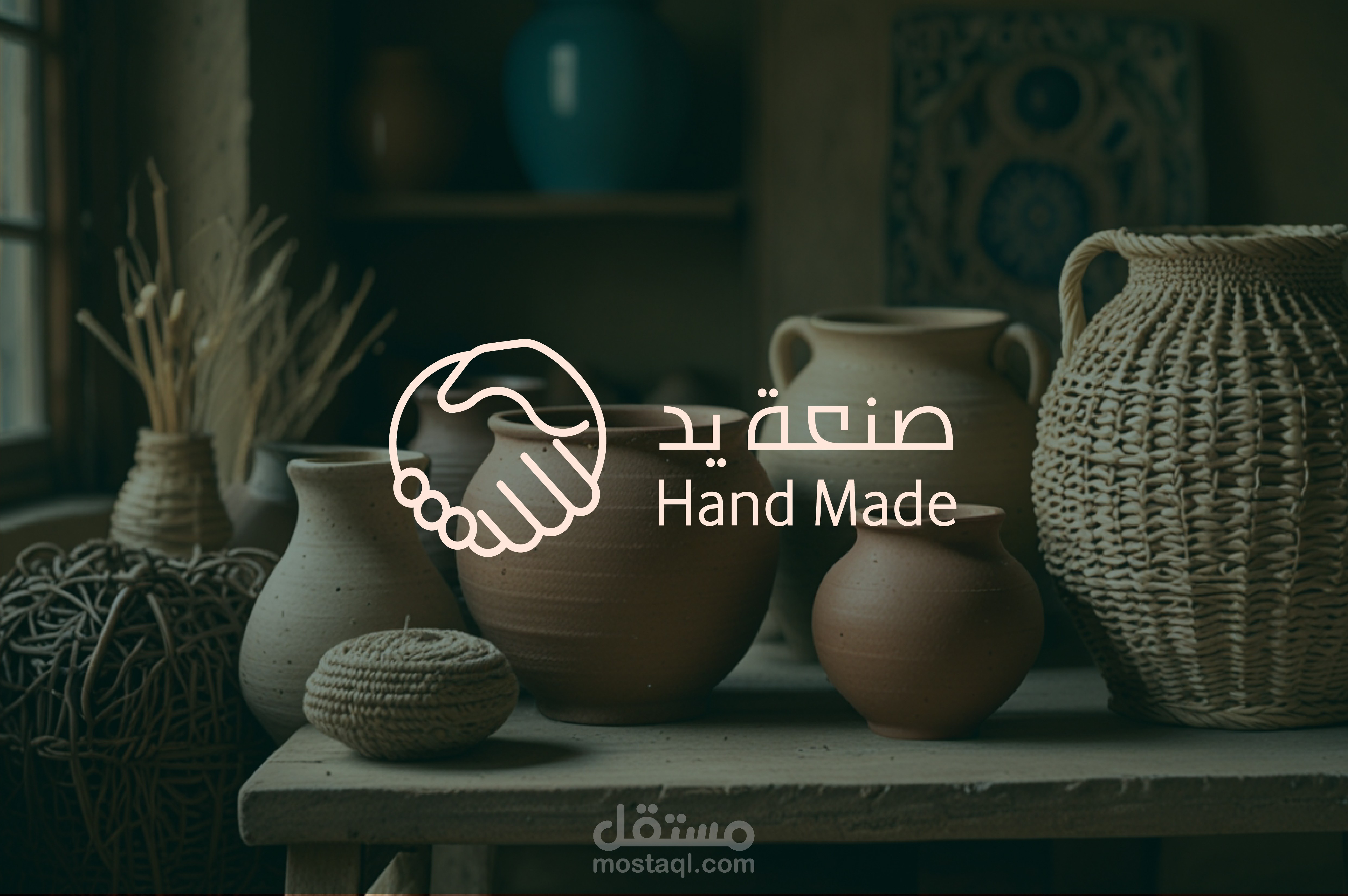 Logo guidline "صنعة يد  Hand Made "