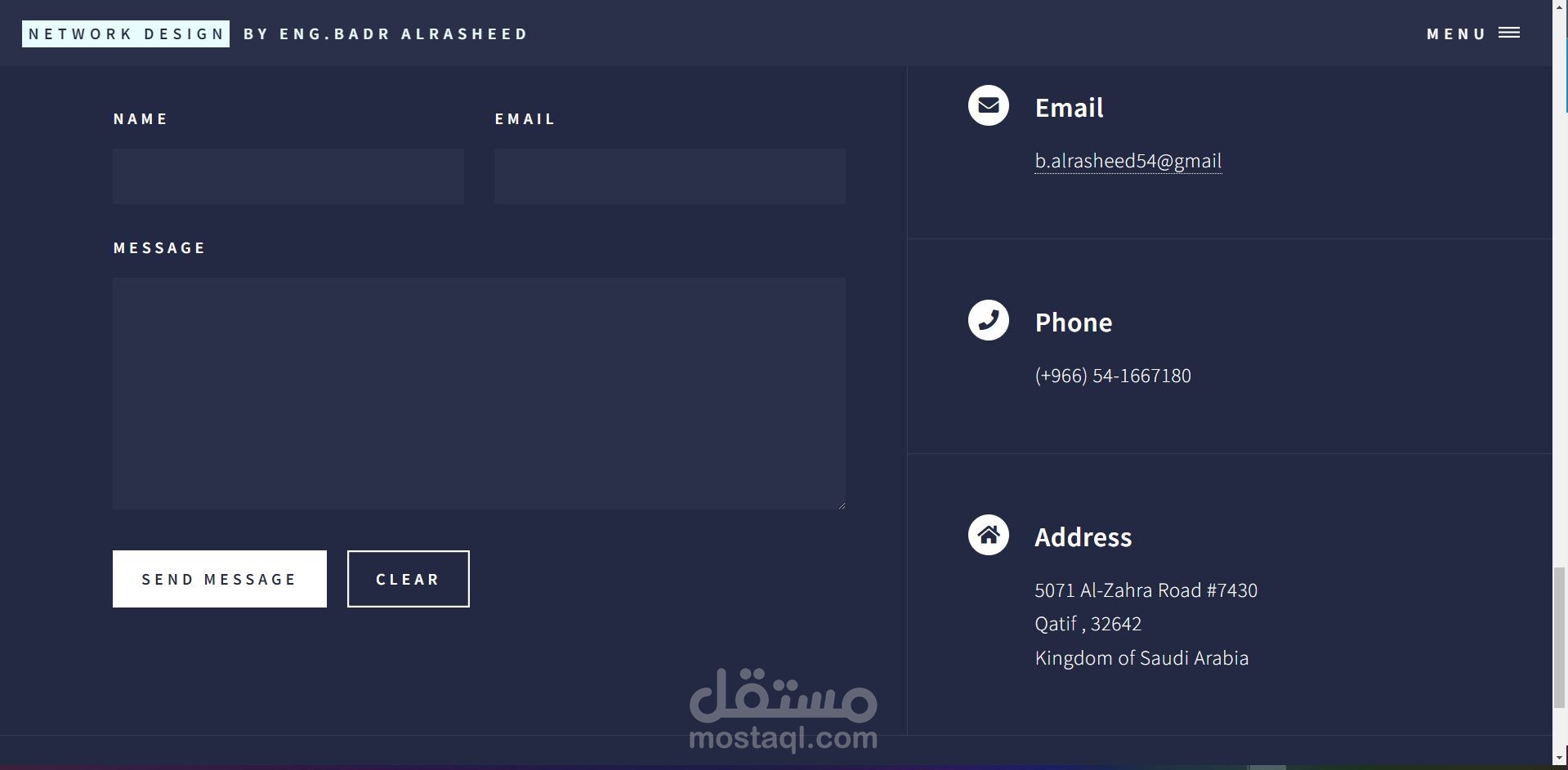 برمجةوتشغيل موقع تعريفي html مع استضافة مجانية