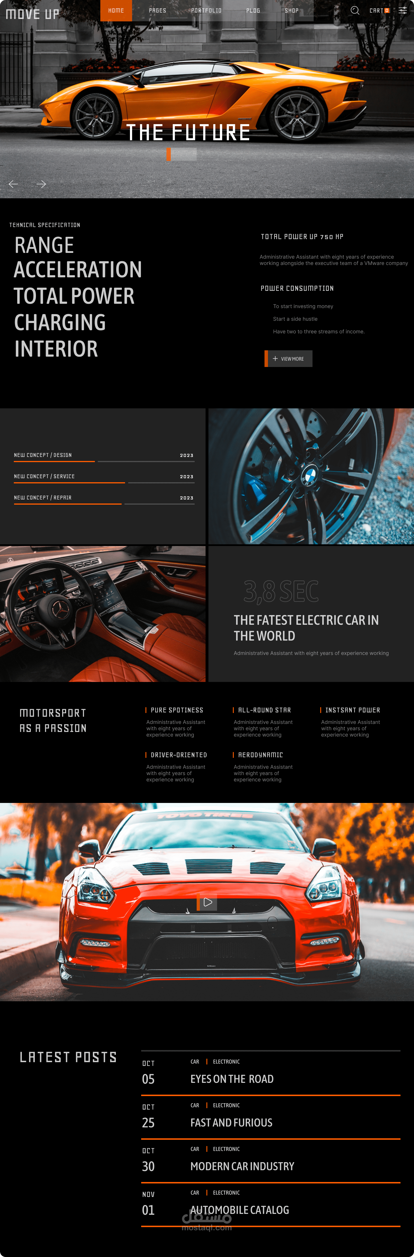 UI UX (Website) Car Shop
