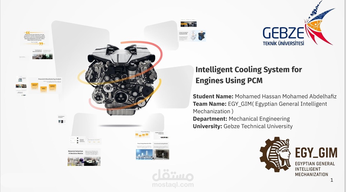 Intelligent Cooling System for Engines Using Phase Change Materials  (PCM)