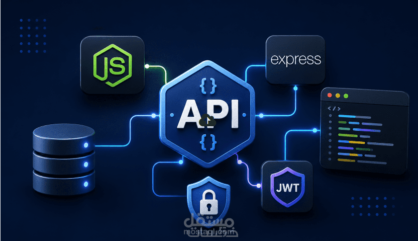سأقوم ببناء REST API احترافي باستخدام Node.js و Express