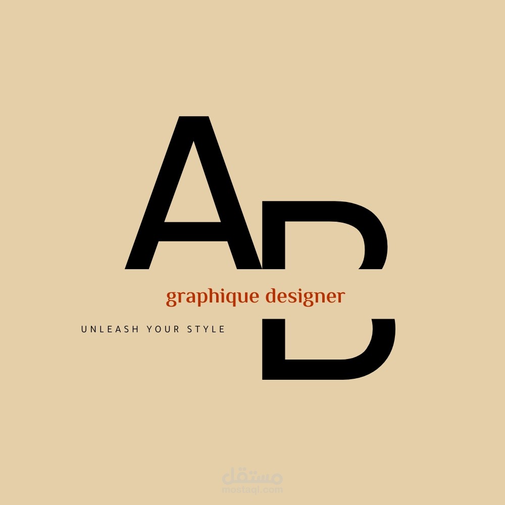 لوغو حرفي/monogram /lettermark