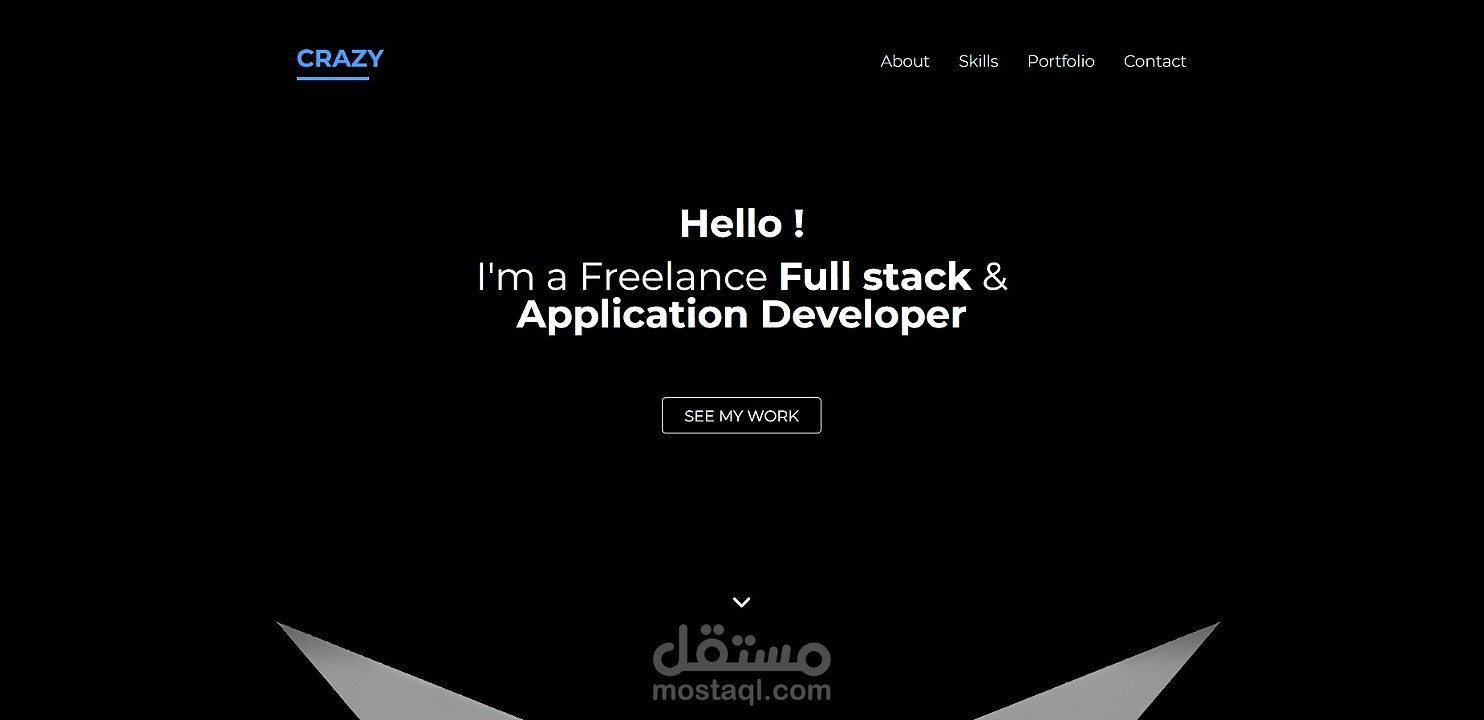 Responsive Animated Website Personal Portfolio