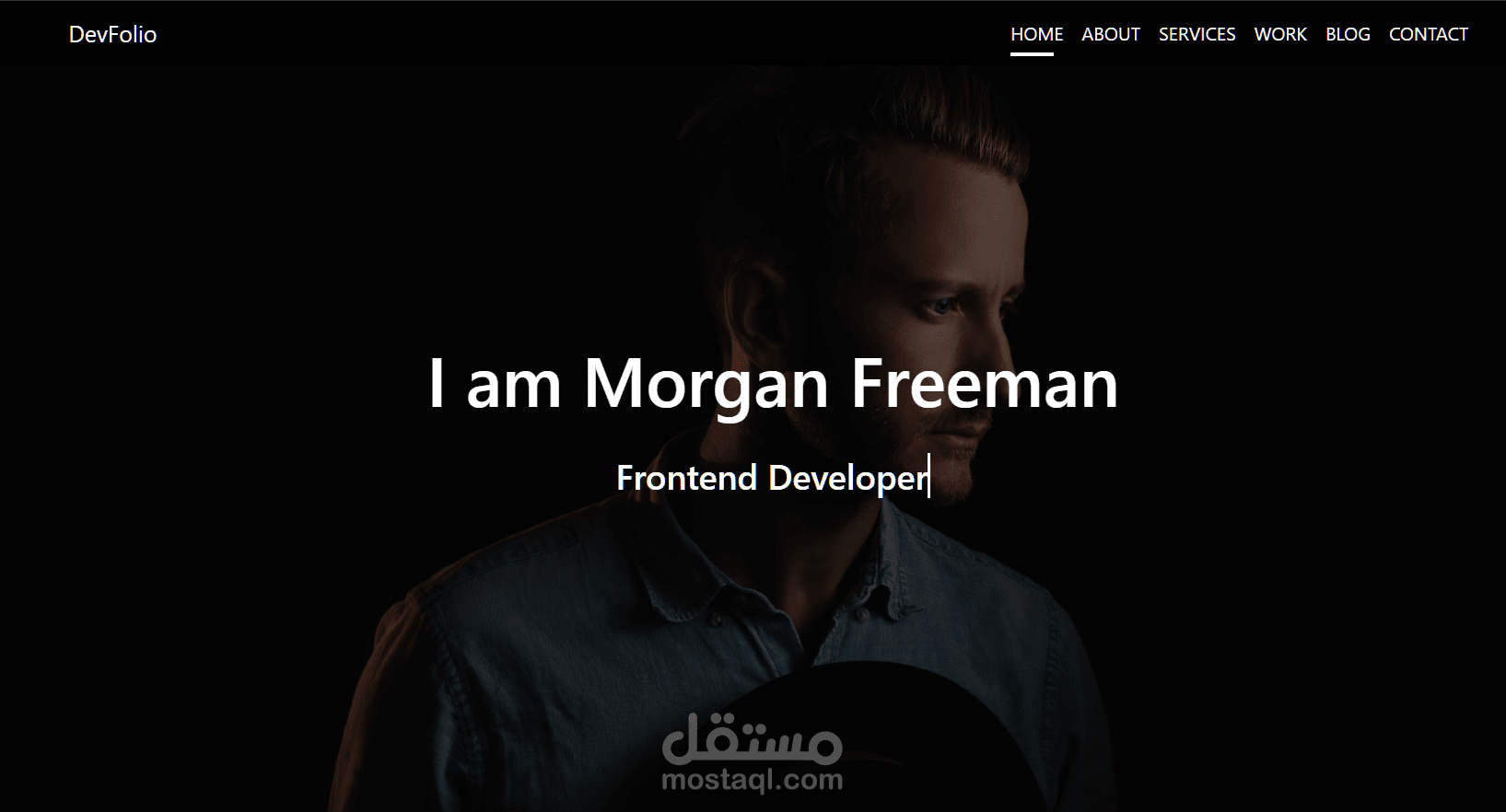 موقع portfolio لعرض الاعمال