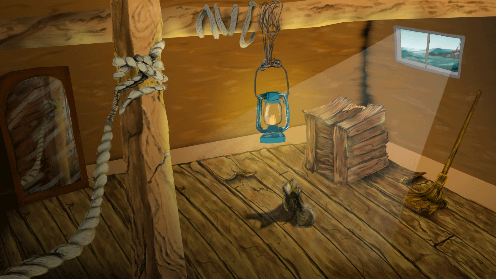 Ship Room digital art