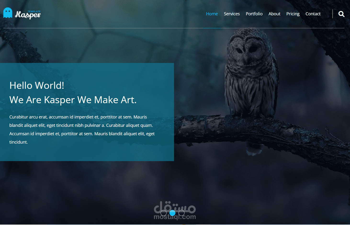 HTML And CSS Template Two
