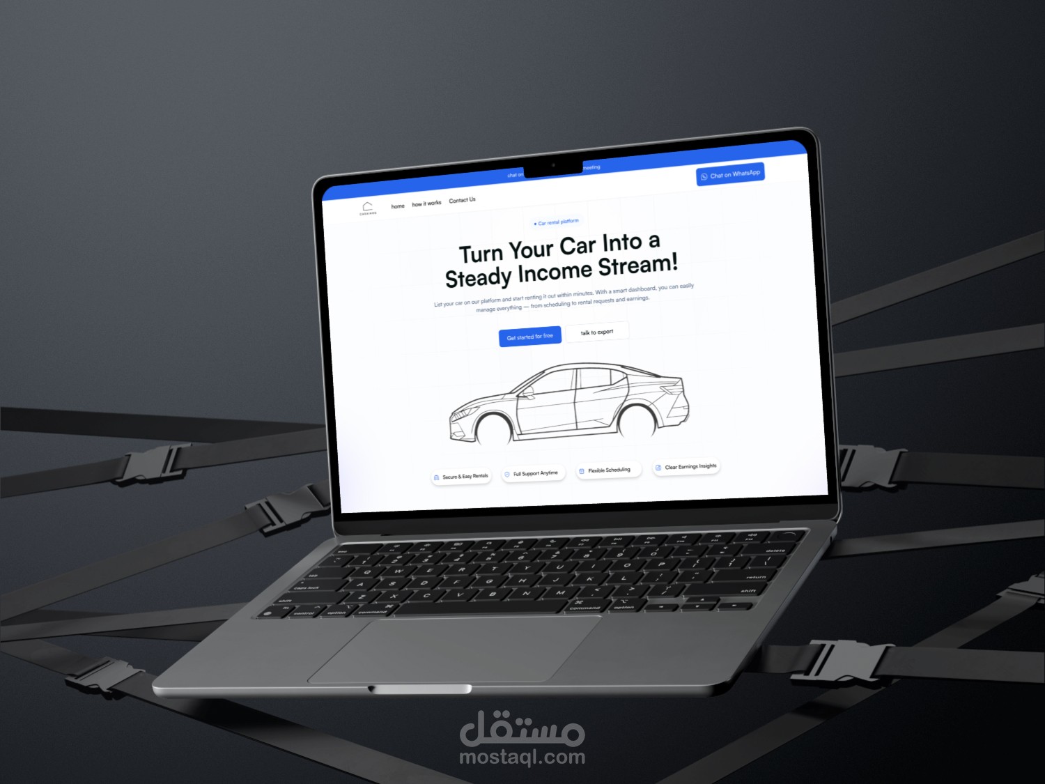 Landing Page UI – Figma & Framer