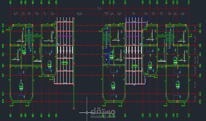 تصميم انشائى لمبانى خدمية