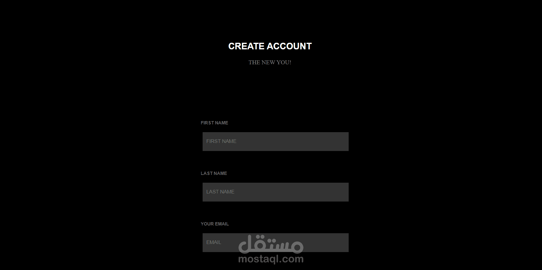login sign up frontend project