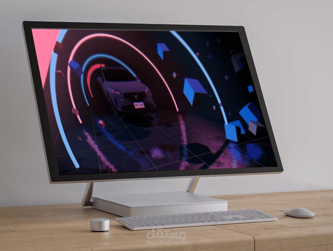 تقديم سيارات عبر تقنيات 3D