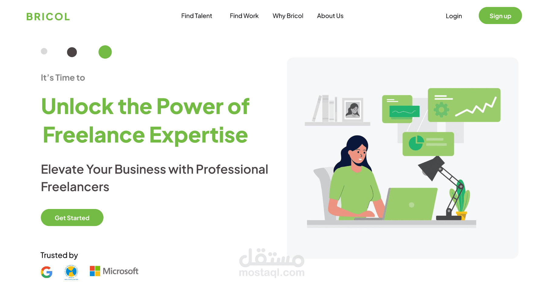 Progressive Web Application About Freelance platform - Full Stack