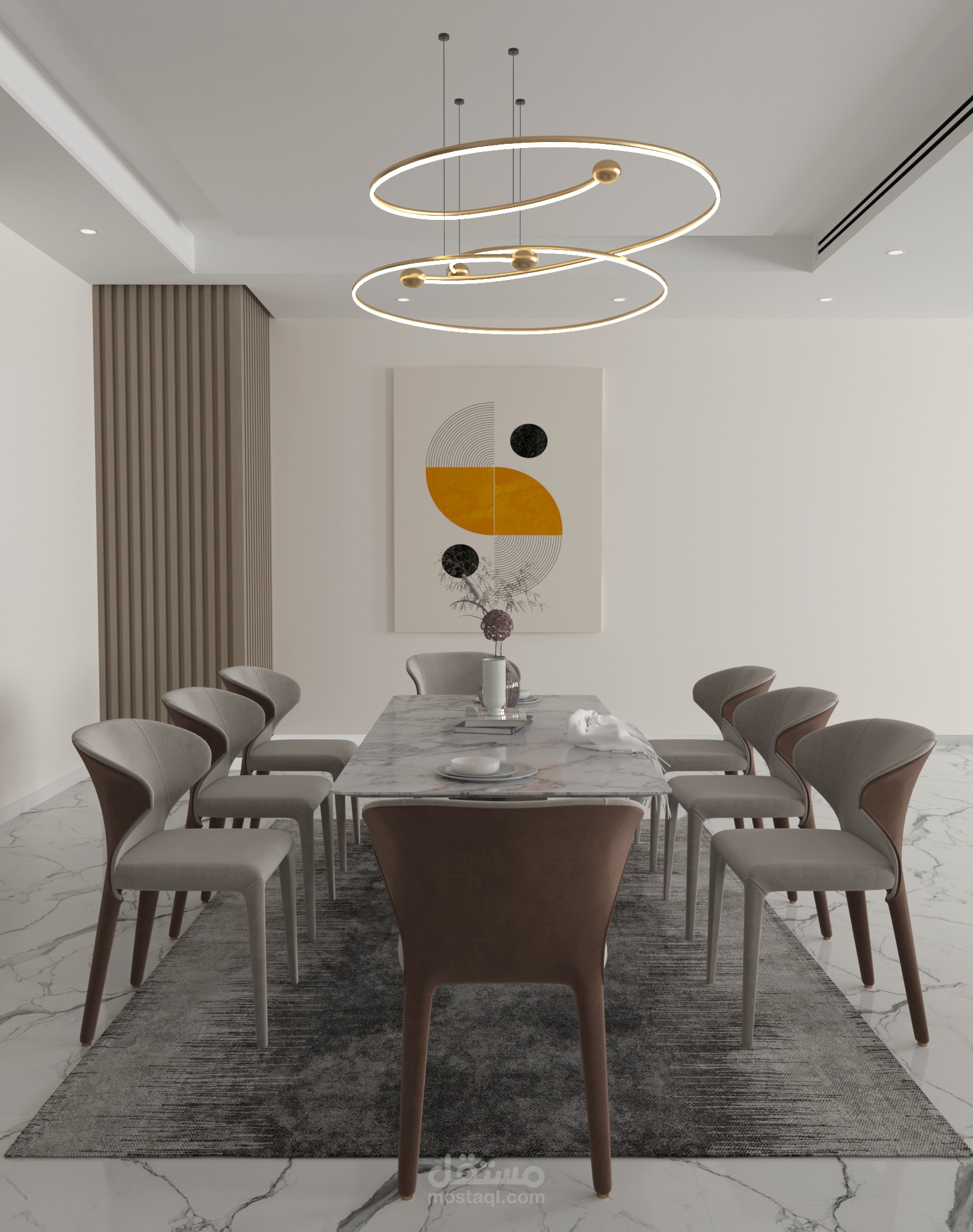 تصميم فراغ طعام مودرن