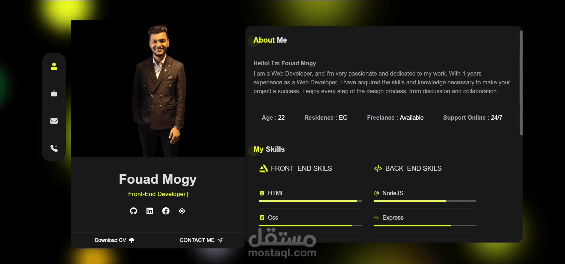 معرض الاعمال الخاص بي