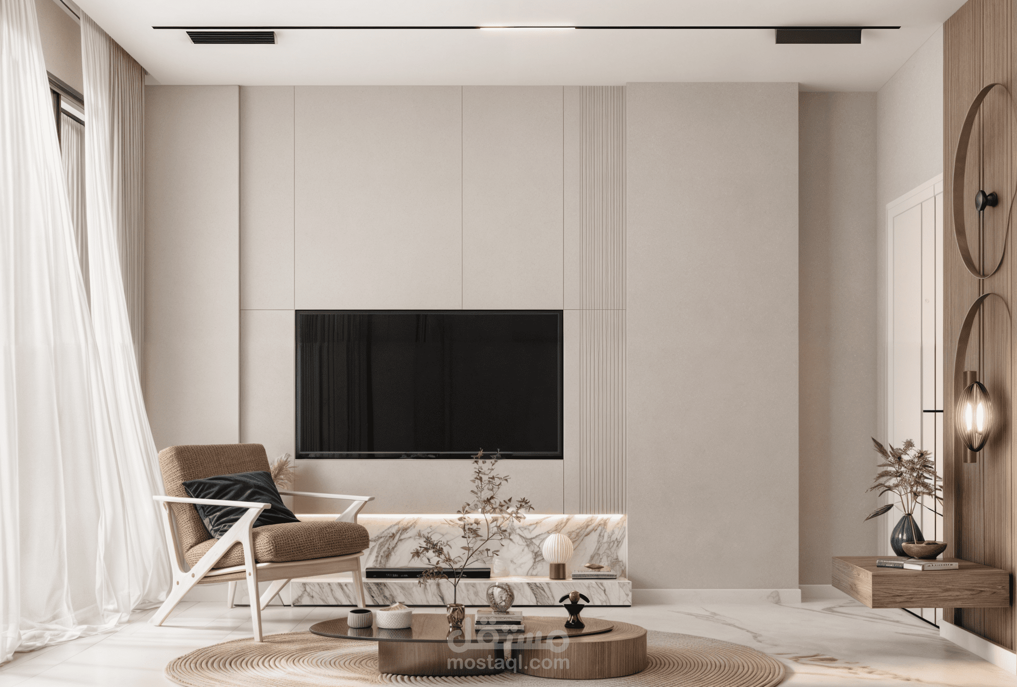 LIVING ROOM | MODERN STYLE