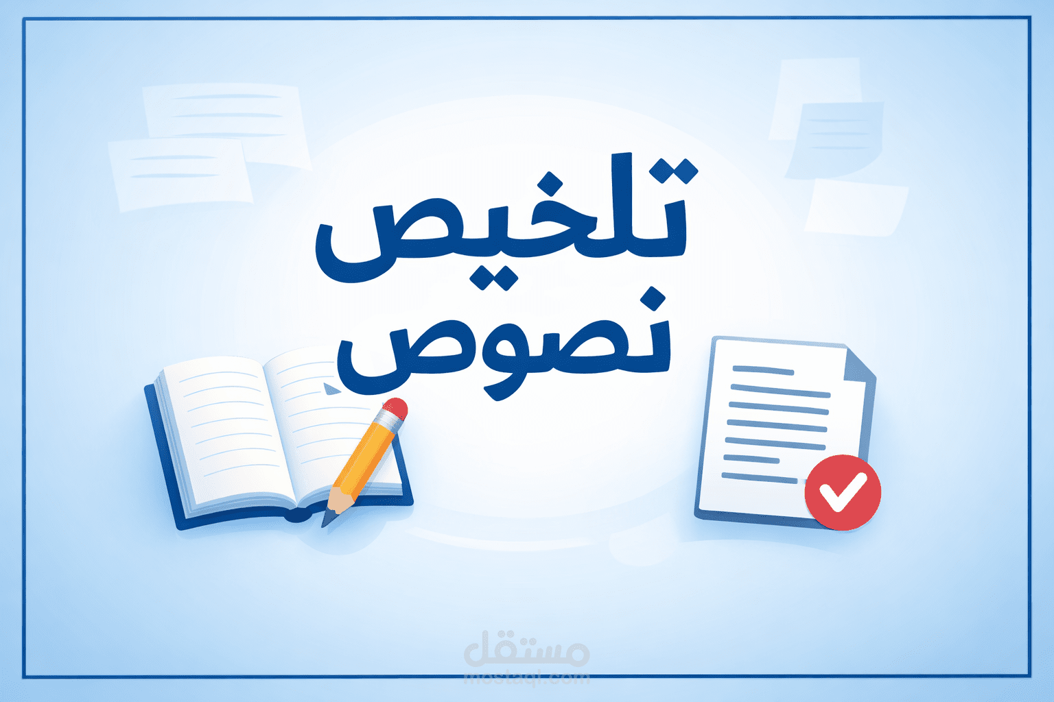 تلخيص احترافي للنصوص مع الحفاظ على الأفكار الأساسية