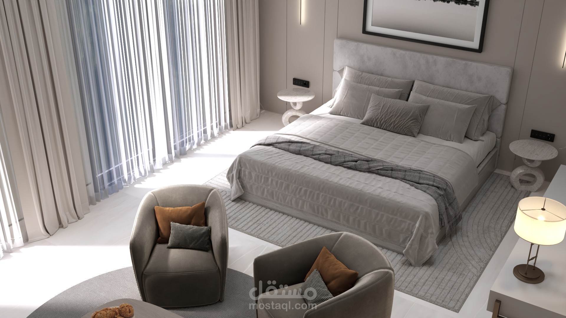 تصميم غرفة نوم ماستر