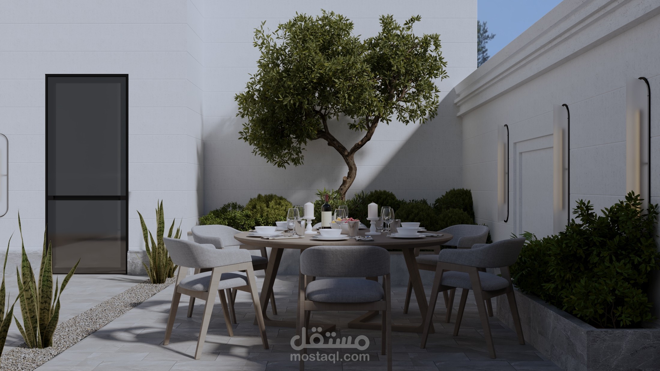 تصميم ملحق سطح