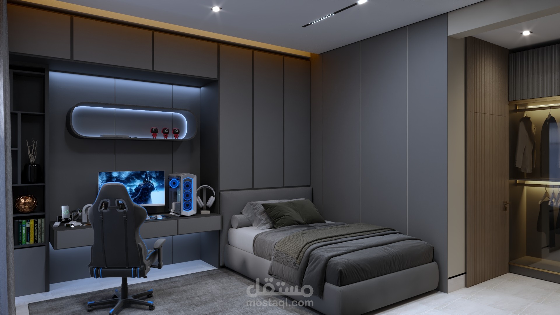 تصميم غرفة غيمنج