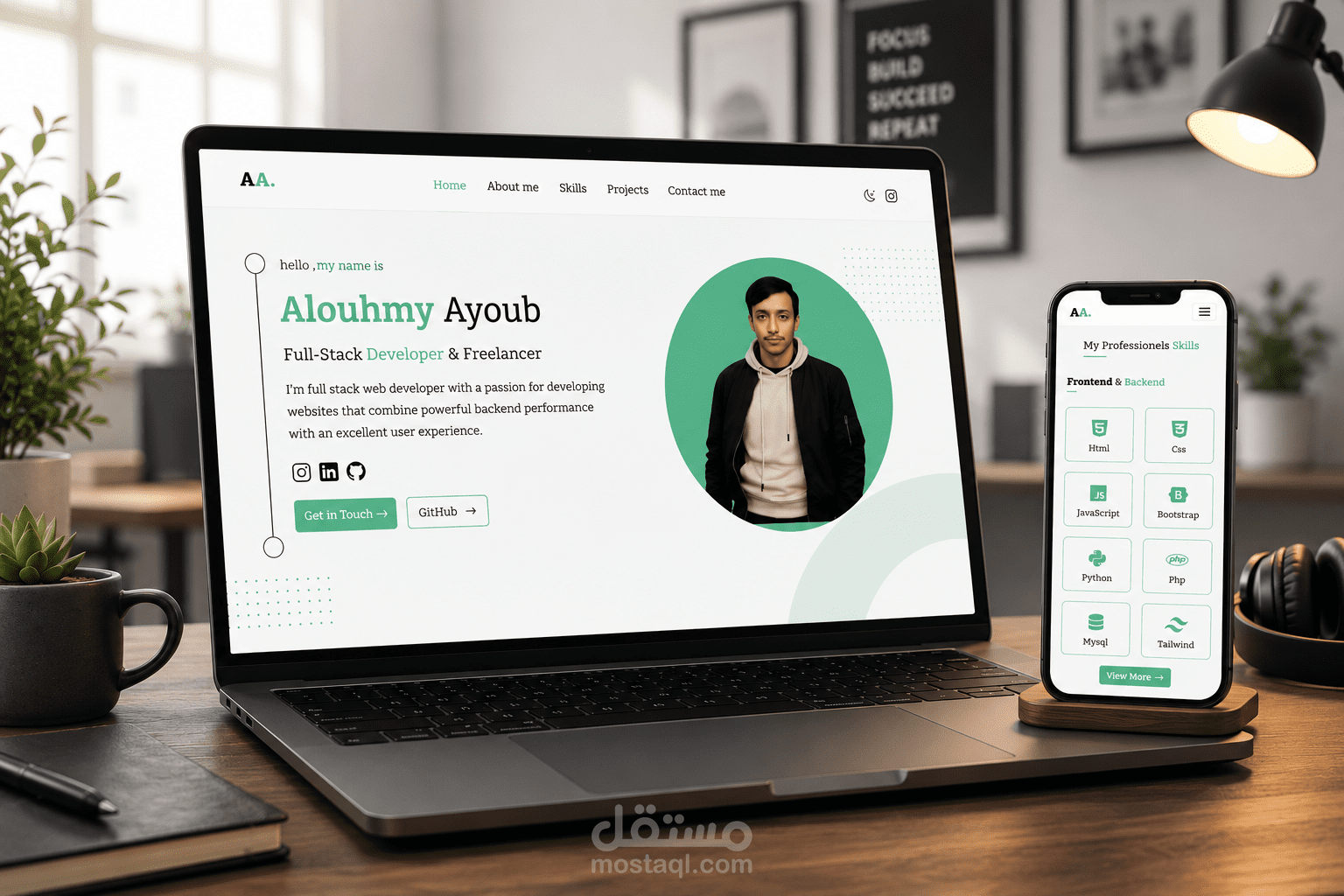 Portfolio | موقعي الشخصي من أنا
