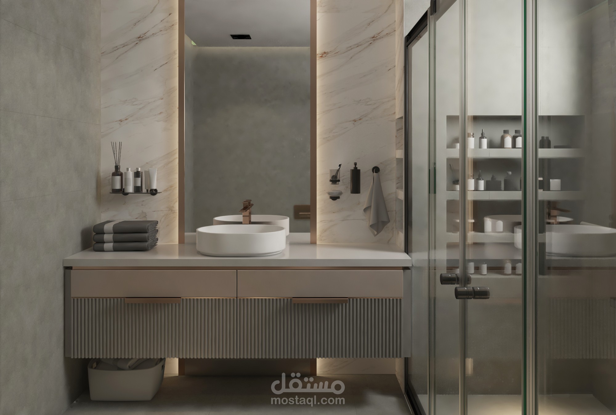 تصميم حمام