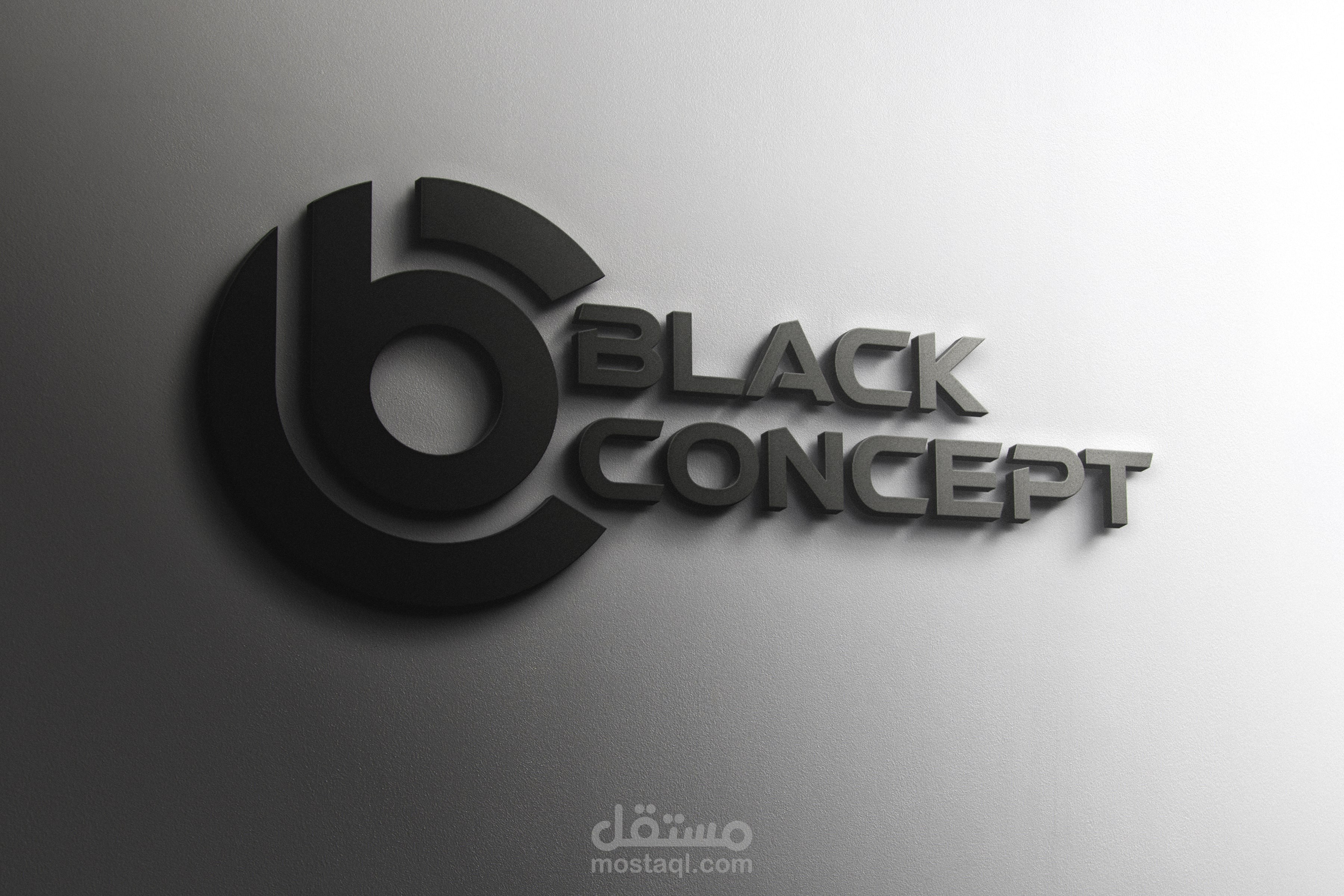 شعار لشركة BLACK CONCEPT